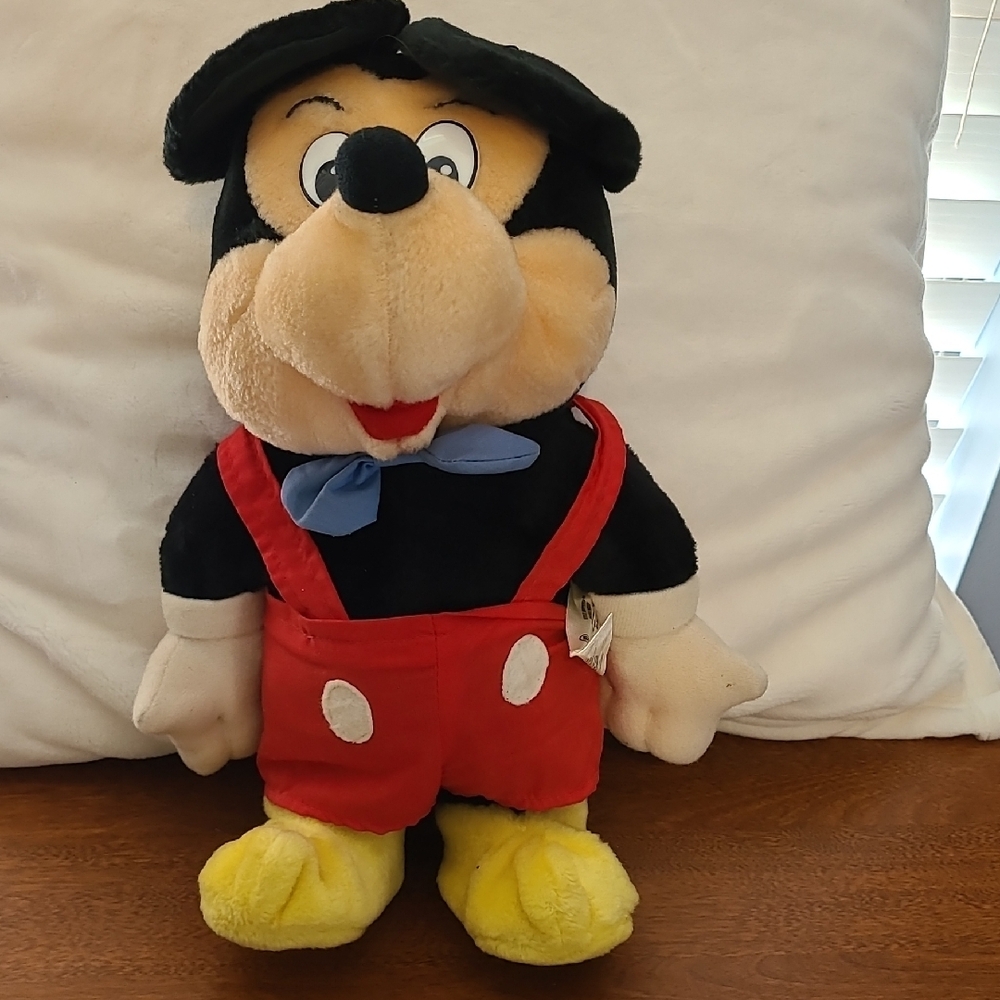 Vintage 1987 Mickey Mouse Little Boppers plush toy